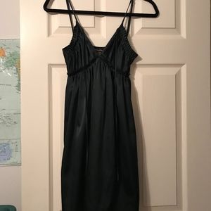 Dark green cocktail dress